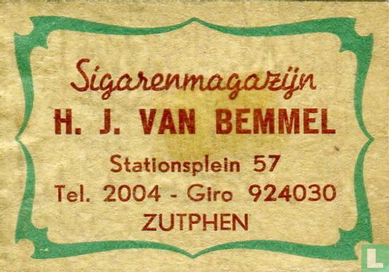 Sigarenmagazijn H. J. van Bemmel
