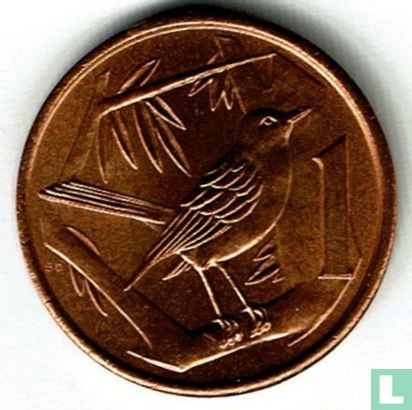 Îles Caïmans 1 cent 1987 - Image 2