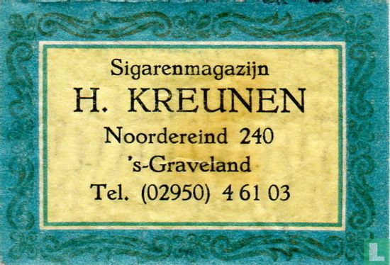 Sigarenmagazijn H. Kreunen