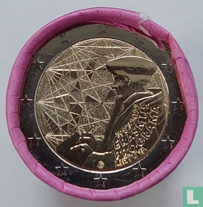 Lithuania 2 euro 2022 (roll) "35 years Erasmus Programme" - Image 1