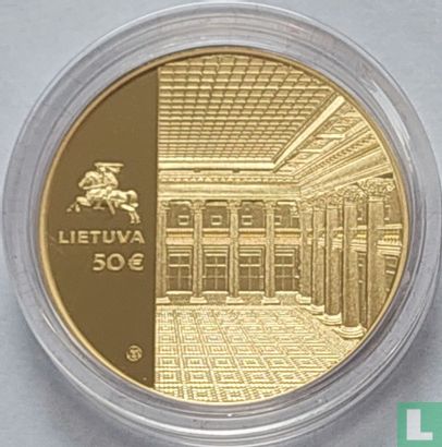 Lithuania 50 euro 2022 (PROOF) "100th anniversary Bank of Lithuania" - Image 2