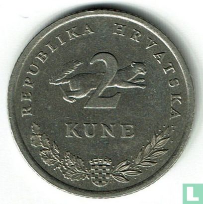 Croatie 2 kune 1997 - Image 2