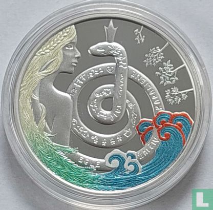 Lituanie 5 euro 2021 (BE) "Tales from my childhood - Eglé queen of serpents" - Image 2