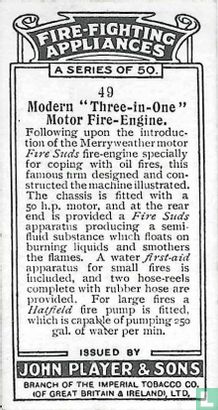 Modern "Three-in-One" Motor Fire-Engine - Afbeelding 2