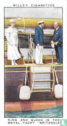 The King and Queen in the Royal Yacht "Britannia" - Image 1