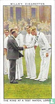 The King at a Test Match, Lord's - Afbeelding 1