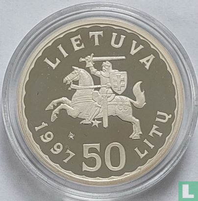 Litouwen 50 litu 1997 (PROOF) "600th anniversary Karaims and Tartars settlement in Lithuania" - Afbeelding 1