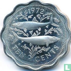 Bahamas 10 cents 1972 - Image 1