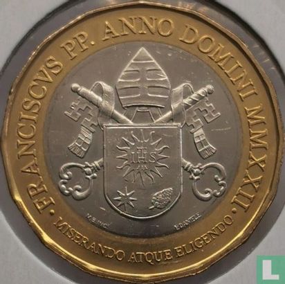 Vaticaan 5 euro 2022 "Centenary of the death of Pope Benedict XV" - Afbeelding 1