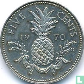 Bahama's 5 cents 1970 - Afbeelding 1