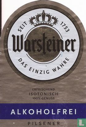 Warsteiner Alkoholfre Pilsener - Bild 1
