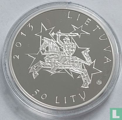 Litouwen 50 litu 2013 (PROOF) "Lithuania’s Presidency of the Council of the European Union" - Afbeelding 1