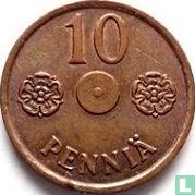 Finlande 10 penniä 1941 (type 2) - Image 2