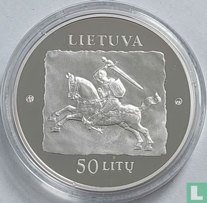 Lituanie 50 litu 2013 (BE) "600th anniversary of Christening of Samogitia" - Image 2