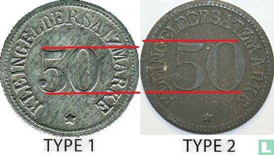 Giessen 50 pfennig 1918 (type 2) - Afbeelding 3