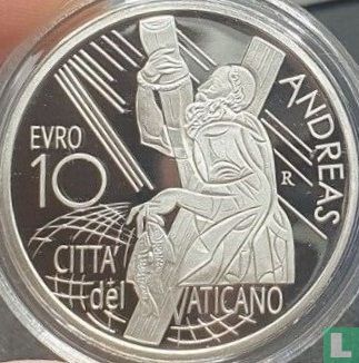 Vatican 10 euro 2022 (BE - non coloré) "Saint Andrew" - Image 2