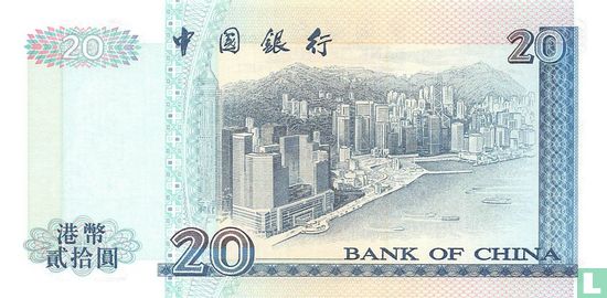 Hong Kong 20 Dollars 329e - Image 2