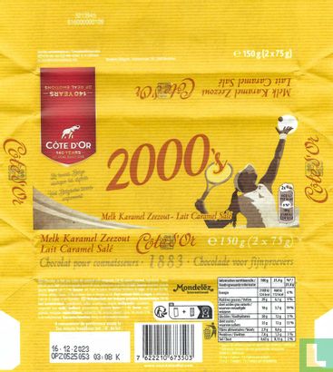 Côte d'Or Lait Caramel Salé-Melk Karamel Zeezout 150g (2000's) - Afbeelding 1