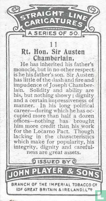 Rt. Hon. Sir Austen Chamberlain. - Afbeelding 2