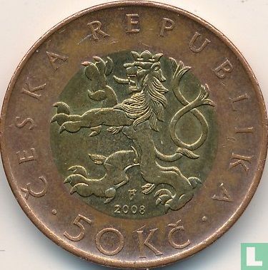 Tsjechië 50 korun 2008 - Afbeelding 1