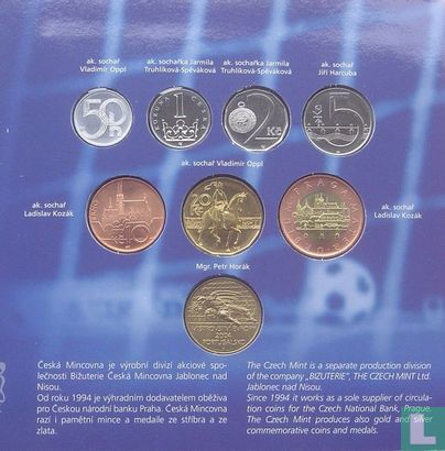 Czech Republic mint set 2004 "European Football Championship" - Image 2