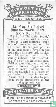 Lt.- Gen. Sir Robert Baden - Powell, Bart., G.C.V.O., K.C.B. - Afbeelding 2