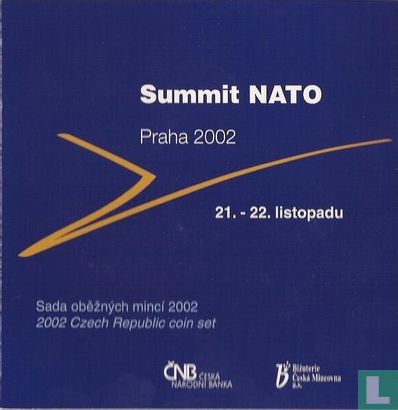 Czech Republic mint set 2002 "NATO summit in Prague" - Image 1