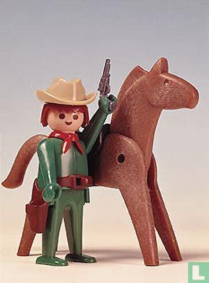 Cowboy met paard 