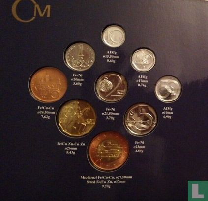 Czech Republic mint set 1996 - Image 3
