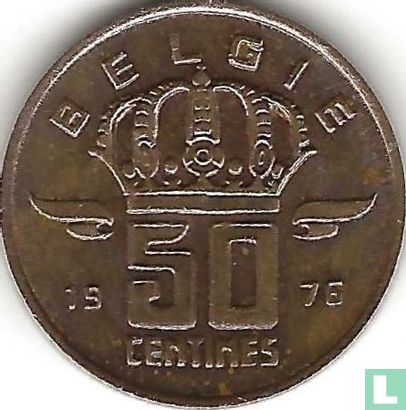 België 50 centimes 1976 (NLD - type 2) - Afbeelding 1