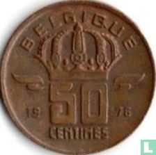 Belgium 50 centimes 1976 (FRA) - Image 1