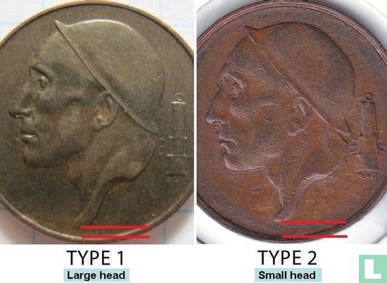 Belgium 50 centimes 1955 (type 1) - Image 3