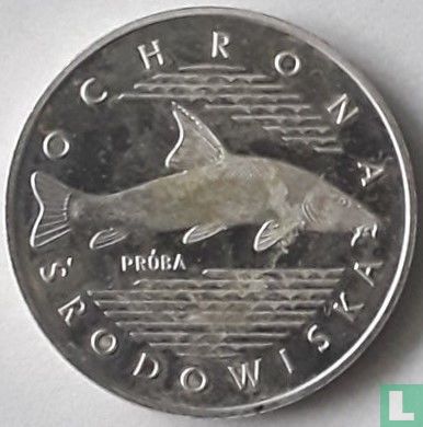 Polen 100 zlotych 1977 (proefslag) "Catfish" - Afbeelding 2