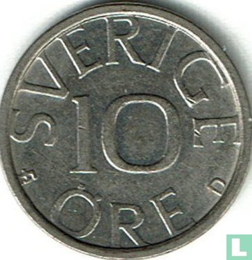Suède 10 öre 1988 - Image 2