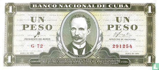 Cuba 1 Peso - Afbeelding 1