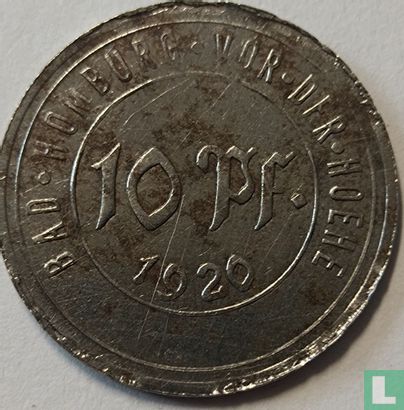 Bad Homburg 10 pfennig 1920 - Image 1