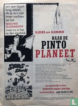 Sjors Sjimmie Naar de Pinto planeet - Image 1