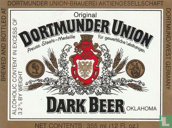 Dortmunder Union Dark beer
