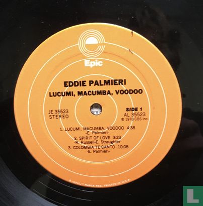 Lucumi, Macumba, Voodoo JE 35523 (1978) - Palmieri, Eddie - LastDodo