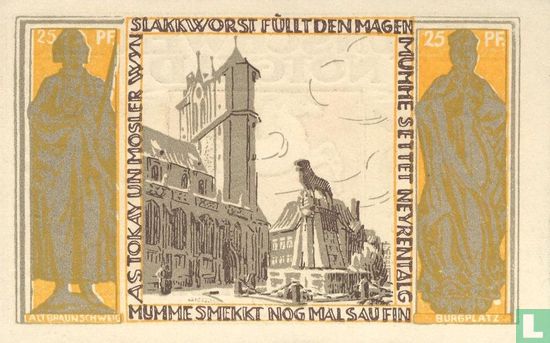 Braunschweig 25 Pfennig 1921 (d) - Afbeelding 1