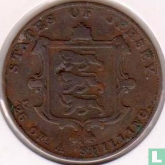 Jersey 1/26 shilling 1841 - Afbeelding 2