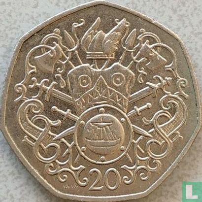 Man 20 pence 1982 (AA) - Afbeelding 2