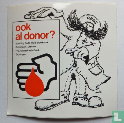 ook al donor? / opos  / Prof. Rankestraat 42-44