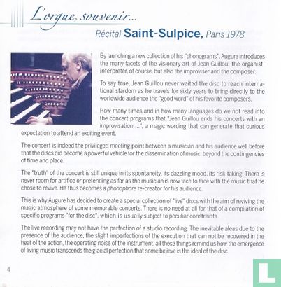 L'orgue souvenir  Saint-Sulpice - Afbeelding 4