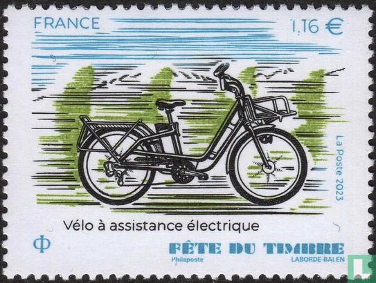 Stamp Festival - Electrically assisted bicycle