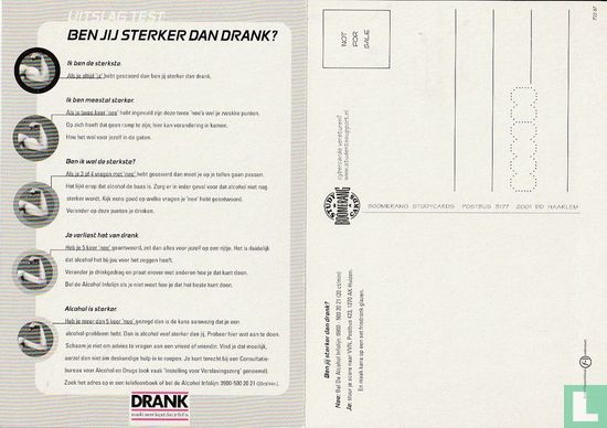 U000311 - Drank maakt meer kapot dan je lief is "Ben Jij Sterker Dan Drank" - Afbeelding 6