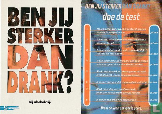 U000311a - Veilig Verkeer Nederland "Ben Jij Sterker Dan Drank" - Afbeelding 5