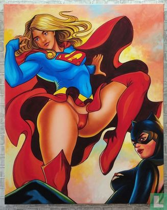 Súper Chicas Supergirl and Catwoman