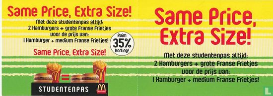 U001236 - McDonald's Utrecht "Same Price, Extra Size!" - Image 5
