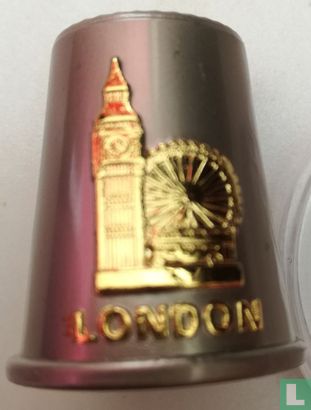 Big Ben, London Eye en vlag - Image 1